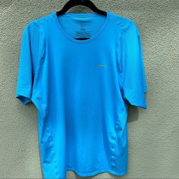 Patagonia | Tech Shirt T-Shirt | Blue | Size L - Picture 1 of 6